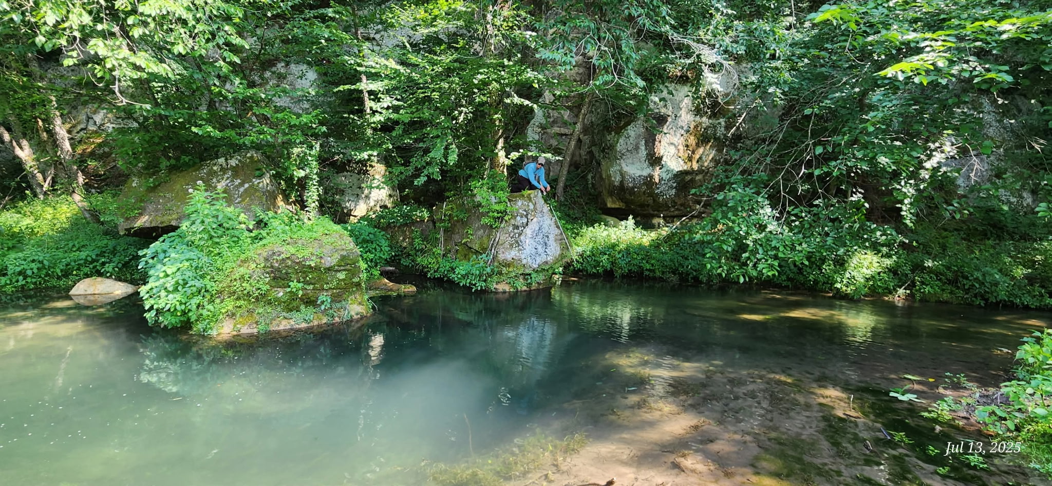 Guided fishing trip in the Driftless Region