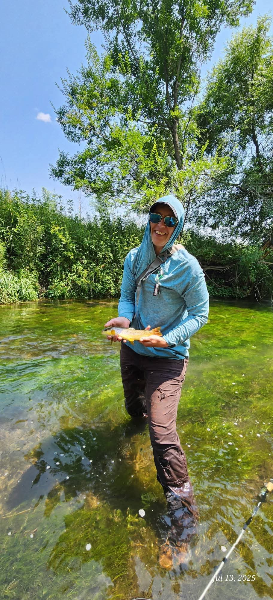 Guided fishing trip in the Driftless Region