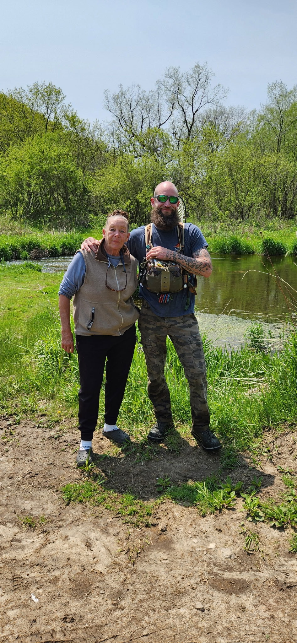 Guided fishing trip in the Driftless Region