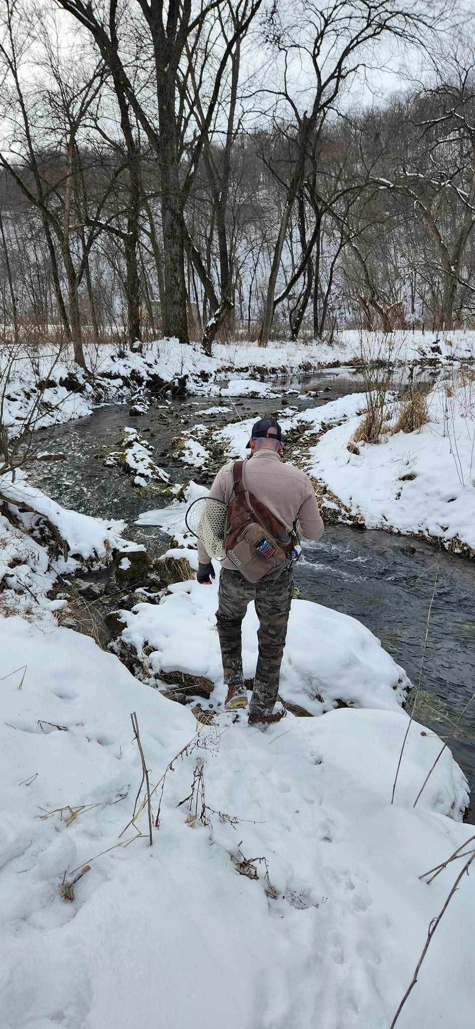 Guided fishing trip in the Driftless Region