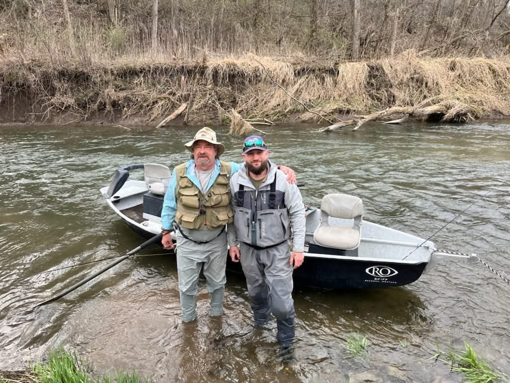 Guided fishing trip in the Driftless Region