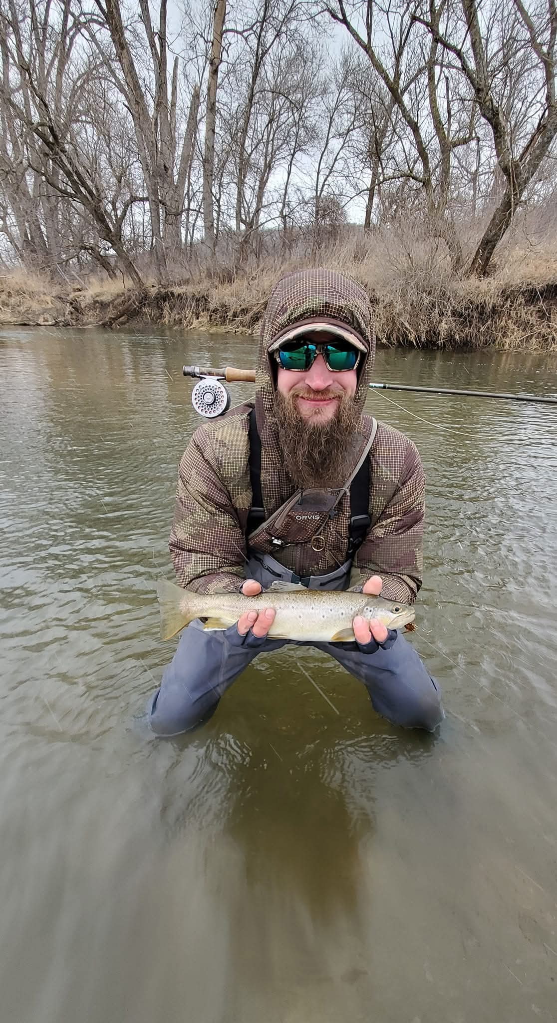 Guided fishing trip in the Driftless Region